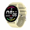 Smartwatch Damski Gravity GT1-6 na pasku gumowym w kolorze Piaskowy/Piaskowy o szerokości 22mm