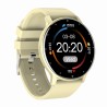Smartwatch Damski Gravity GT1-6 na pasku gumowym w kolorze Piaskowy/Piaskowy o szerokości 22mm