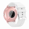 Smartwatch Damski Gravity GT1-7 na pasku gumowym w kolorze Różowy/Biały o szerokości 22mm
