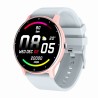 Smartwatch Damski Gravity GT1-8 na pasku gumowym w kolorze Różowy/Szary o szerokości 22mm