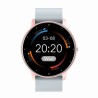 Smartwatch Damski Gravity GT1-8 na pasku gumowym w kolorze Różowy/Szary o szerokości 22mm