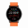 Smartwatch Męski Gravity GT1-9 na pasku gumowym w kolorze Czarny/Pomarańczowy o szerokości 22mm