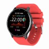 Smartwatch Męski Gravity GT1-10 na pasku gumowym w kolorze Czarny/Czerwony o szerokości 22mm