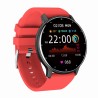 Smartwatch Męski Gravity GT1-10 na pasku gumowym w kolorze Czarny/Czerwony o szerokości 22mm
