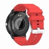 Smartwatch Męski Gravity GT1-10 na pasku gumowym w kolorze Czarny/Czerwony o szerokości 22mm