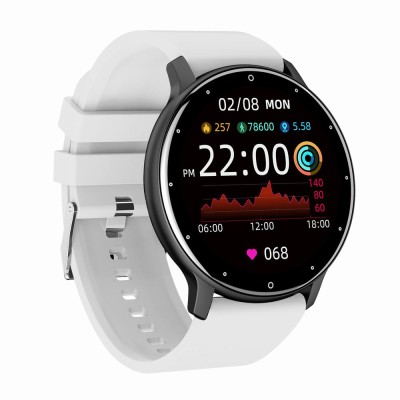 Smartwatch Damski Gravity GT1-11 na pasku gumowym w kolorze Czarny/Biały o szerokości 22mm