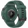 Smartwatch Męski Gravity GT8-3 na pasku gumowym w kolorze Zielony/Zielony o szerokości 22mm