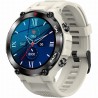 Smartwatch Męski Gravity GT8-4 na pasku gumowym w kolorze Szary/Szary o szerokości 22mm