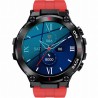 Smartwatch Męski Gravity GT8-5 na pasku gumowym w kolorze Czarny/Czerwony o szerokości 22mm
