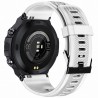 Smartwatch Męski Gravity GT8-6 na pasku gumowym w kolorze Czarny/Biały o szerokości 22mm