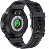Smartwatch Męski Gravity GT7-1 na pasku gumowym w kolorze Czarny/Czarny o szerokości 22mm