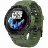 Smartwatch Męski Gravity GT7-3 na pasku gumowym w kolorze Khaki/Khaki o szerokości 22mm