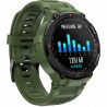 Smartwatch Męski Gravity GT7-3 na pasku gumowym w kolorze Khaki/Khaki o szerokości 22mm