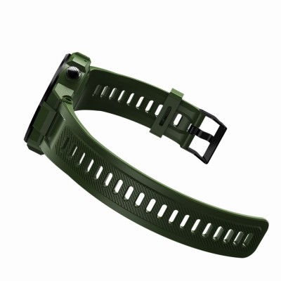 Smartwatch Męski Gravity GT7-3 na pasku gumowym w kolorze Khaki/Khaki o szerokości 22mm