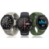 Smartwatch Męski Gravity GT7-3 na pasku gumowym w kolorze Khaki/Khaki o szerokości 22mm