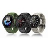 Smartwatch Męski Gravity GT7-3 na pasku gumowym w kolorze Khaki/Khaki o szerokości 22mm