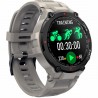 Smartwatch Męski Gravity GT7-4 na pasku gumowym w kolorze Szary/Szary o szerokości 22mm
