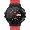 Smartwatch Męski Gravity GT7-5 na pasku gumowym w kolorze Czarny/Czerwony o szerokości 22mm