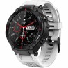 Smartwatch Męski Gravity GT7-6 na pasku gumowym w kolorze Czarny/Biały o szerokości 22mm