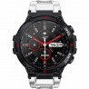Smartwatch Męski Gravity GT7-6 na pasku gumowym w kolorze Czarny/Biały o szerokości 22mm