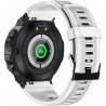 Smartwatch Męski Gravity GT7-6 na pasku gumowym w kolorze Czarny/Biały o szerokości 22mm