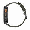 Smartwatch Męski Gravity GT23-5 na pasku gumowym w kolorze Czarny/Khaki o szerokości 22mm