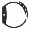 Smartwatch Damski Gravity GT14-3 na pasku gumowym w kolorze Czarny/Czarny o szerokości 22mm