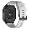 Smartwatch Męski Gravity GT6-8 na pasku gumowym w kolorze Czarny/Biały o szerokości 22mm