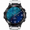 Smartwatch Męski Gravity GT8-6 na pasku gumowym w kolorze Czarny/Biały o szerokości 22mm