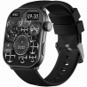 Smartwatch Męski Gravity GT28-1 na pasku gumowym w kolorze Czarny/Czarny o szerokości 22mm