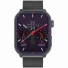 Smartwatch Męski Gravity GT28-2 na pasku gumowym w kolorze Czarny/Pomarańczowy o szerokości 22mm