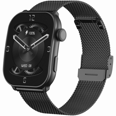 Smartwatch Męski Gravity GT28-3 na pasku gumowym w kolorze Czarny/Granatowy o szerokości 22mm