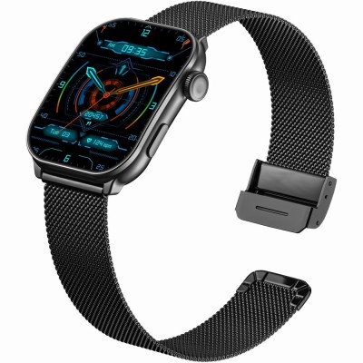 Smartwatch Męski Gravity GT28-3 na pasku gumowym w kolorze Czarny/Granatowy o szerokości 22mm