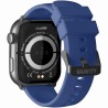 Smartwatch Męski Gravity GT28-3 na pasku gumowym w kolorze Czarny/Granatowy o szerokości 22mm