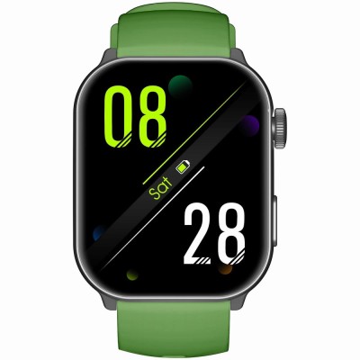 Smartwatch Męski Gravity GT28-4 na pasku gumowym w kolorze Czarny/Khaki o szerokości 22mm