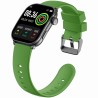 Smartwatch Męski Gravity GT28-4 na pasku gumowym w kolorze Czarny/Khaki o szerokości 22mm