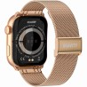 Smartwatch Damski Gravity GT28-6 na pasku gumowym w kolorze Różowe Złoto/Różowy o szerokości 22mm
