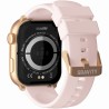 Smartwatch Damski Gravity GT28-6 na pasku gumowym w kolorze Różowe Złoto/Różowy o szerokości 22mm