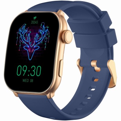 Smartwatch Damski Gravity GT28-8 na pasku gumowym w kolorze Różowe Złoto/Granatowy o szerokości 22mm