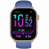Smartwatch Damski Gravity GT28-8 na pasku gumowym w kolorze Różowe Złoto/Granatowy o szerokości 22mm