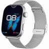 Smartwatch Damski Gravity GT28-10 na pasku gumowym w kolorze Srebrny/Biały o szerokości 22mm