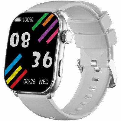 Smartwatch Damski Gravity GT28-10 na pasku gumowym w kolorze Srebrny/Biały o szerokości 22mm