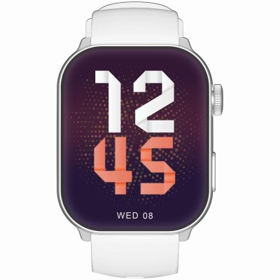 Smartwatch Damski Gravity GT28-10 na pasku gumowym w kolorze Srebrny/Biały o szerokości 22mm