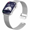 Smartwatch Damski Gravity GT28-10 na pasku gumowym w kolorze Srebrny/Biały o szerokości 22mm