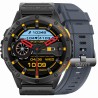 Smartwatch Męski Gravity GT24-1 na pasku gumowym w kolorze Czarny/Granatowy o szerokości 22mm