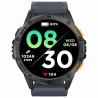 Smartwatch Męski Gravity GT24-1 na pasku gumowym w kolorze Czarny/Granatowy o szerokości 22mm