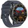 Smartwatch Męski Gravity GT24-1 na pasku gumowym w kolorze Czarny/Granatowy o szerokości 22mm
