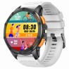 Smartwatch Męski Gravity GT24-2 na pasku gumowym w kolorze Czarny/Biały o szerokości 22mm