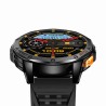 Smartwatch Męski Gravity GT24-2 na pasku gumowym w kolorze Czarny/Biały o szerokości 22mm