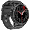 Smartwatch Męski Gravity GT24-2 na pasku gumowym w kolorze Czarny/Biały o szerokości 22mm